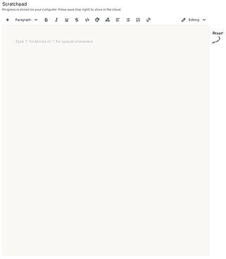 Scratchpad