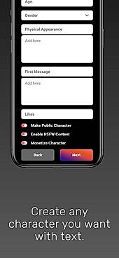Create any character with text