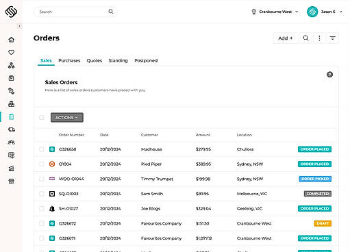 Sales Orders