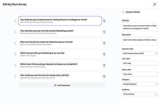 AI Generated Surveys