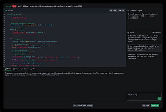 Back-End Testing