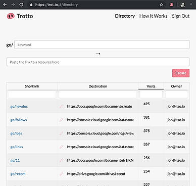 Trotto screenshot