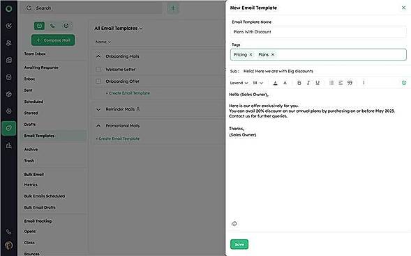 New Email Template
