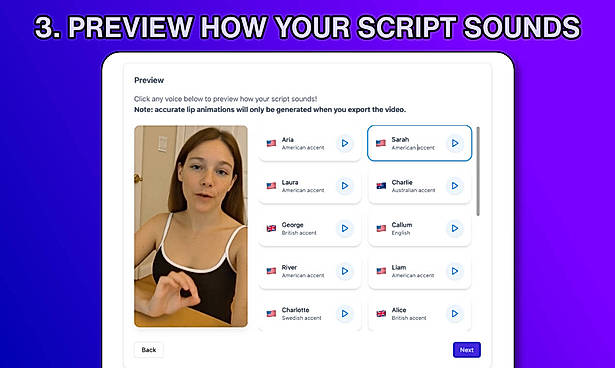 Preview Script Sounds