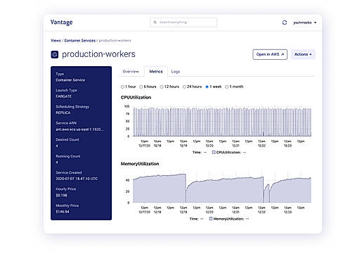 Vantage screenshot