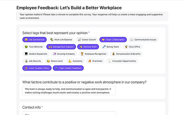 New survey tool