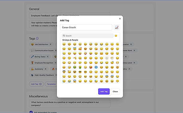Setup Surveys