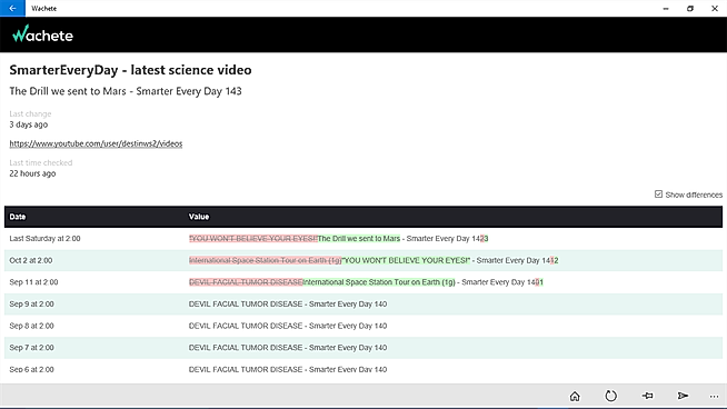 Wachete screenshot