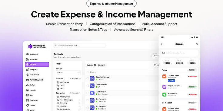 Expense and Income Management
