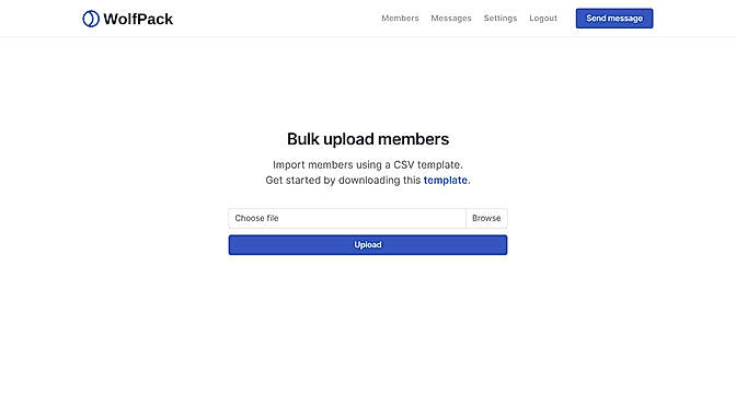 WolfPack : Member screenshot
