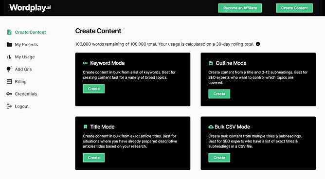 Create Content