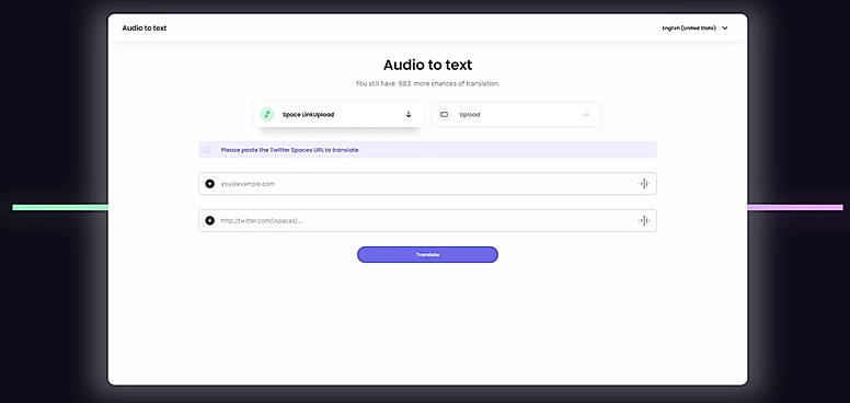 Audio to Text