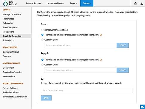 Email Configuration