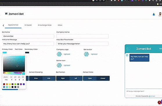 Customize you AI Bot