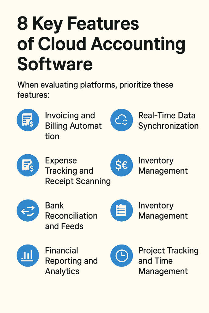 8 Key Features of Cloud Accounting Software