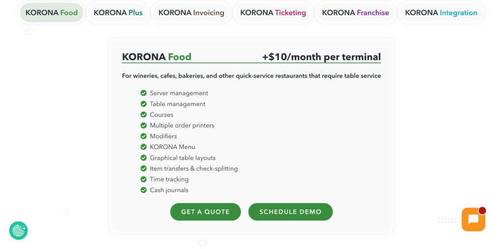 KORONA POS by COMBASE Pricing Point of Sale Price Plans 03 25 2026 03 17 PM
