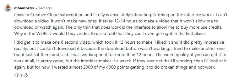 Adobe Firefly Video Review