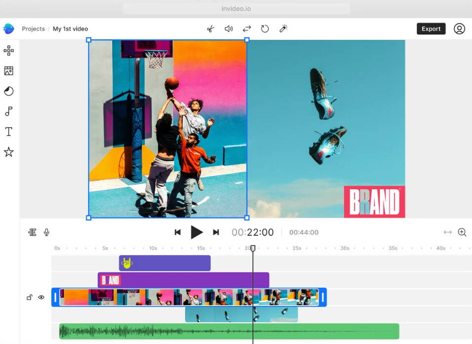 InVideo Dashboard