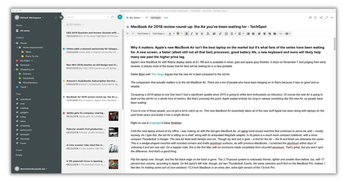 Top Note-Taking Software for PC in 2021 - SaaSworthy Blog