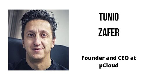 Interview with Tunio Zafer, founder and CEO at pCloud