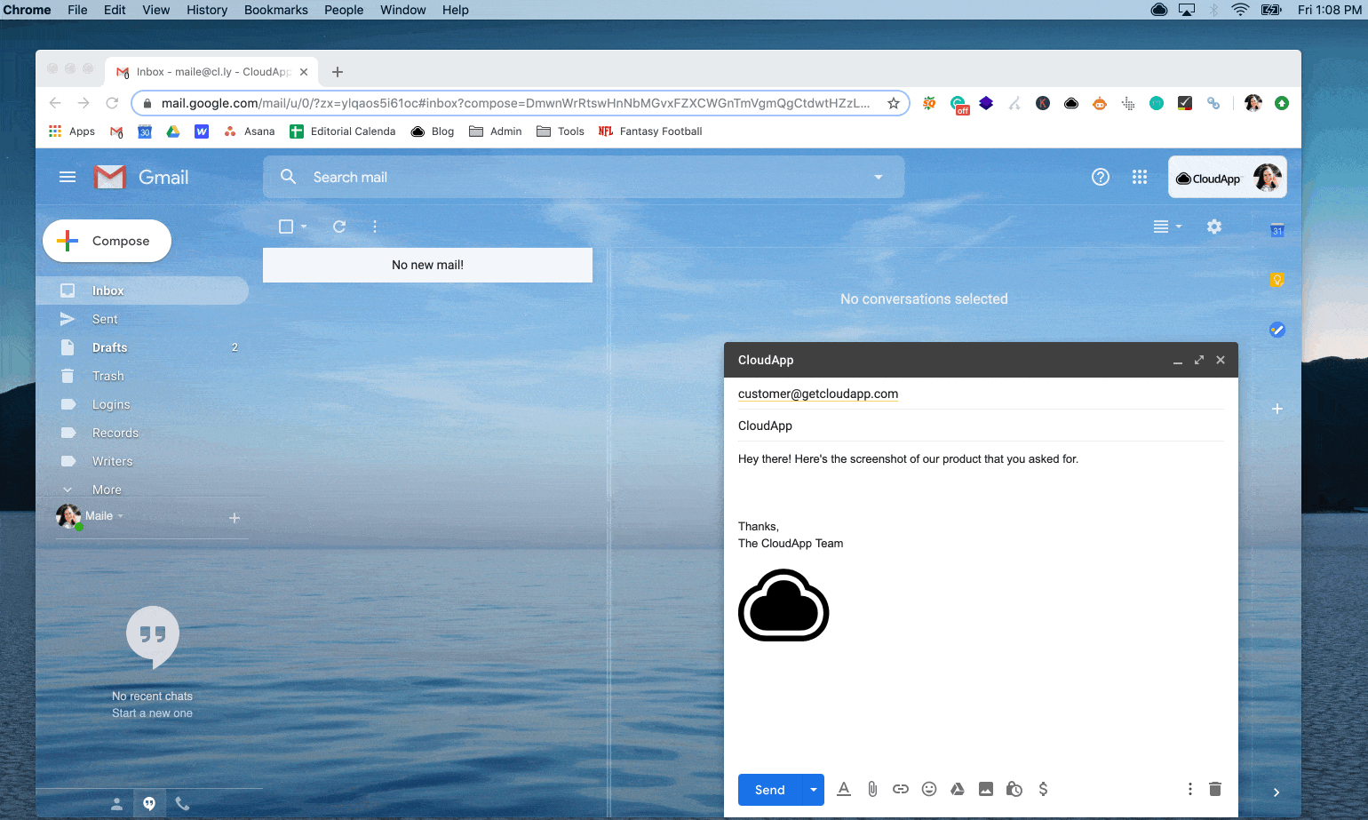 cloudapp screenshot