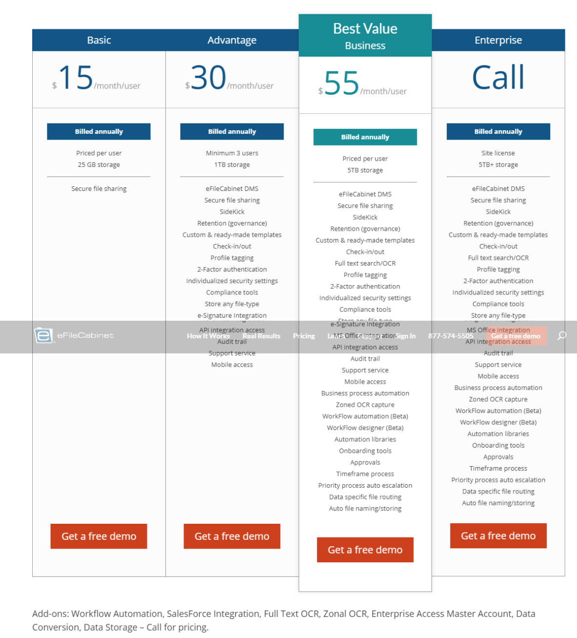 Efilecabinet Reviews And Features August 2019