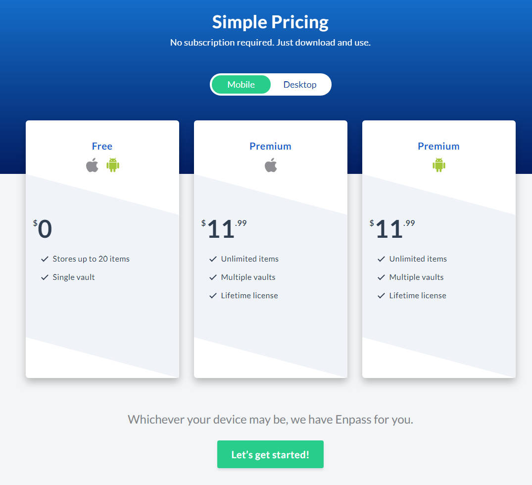 Enpass pricing definition Enpass pricing definition