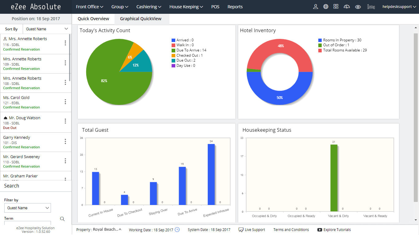 eZee Absolute Pricing, Reviews and Features (June 2021) - SaaSworthy.com