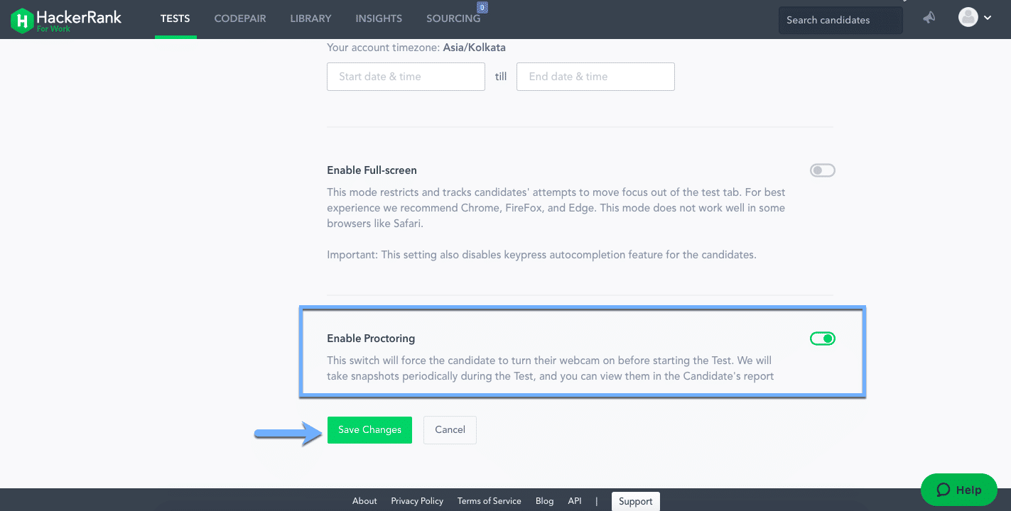 Logging into a HackerRank Test – HackerRank Candidates