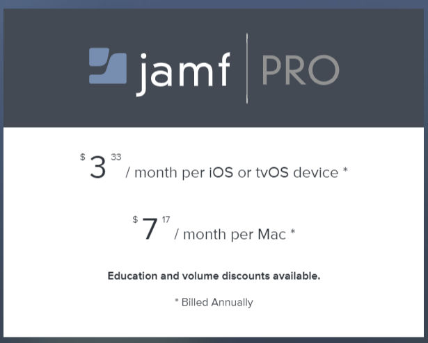 jamf pro versions