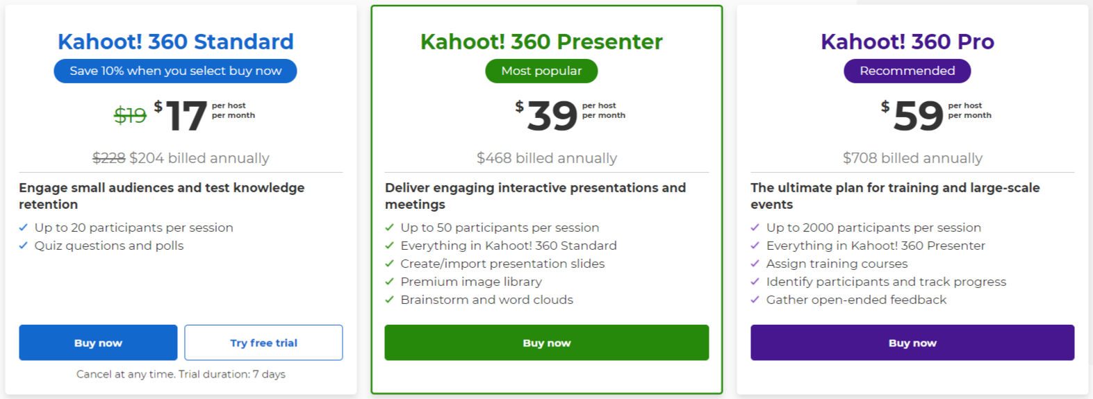 Kahoot! Pricing, Reviews and Features (April 2023) 