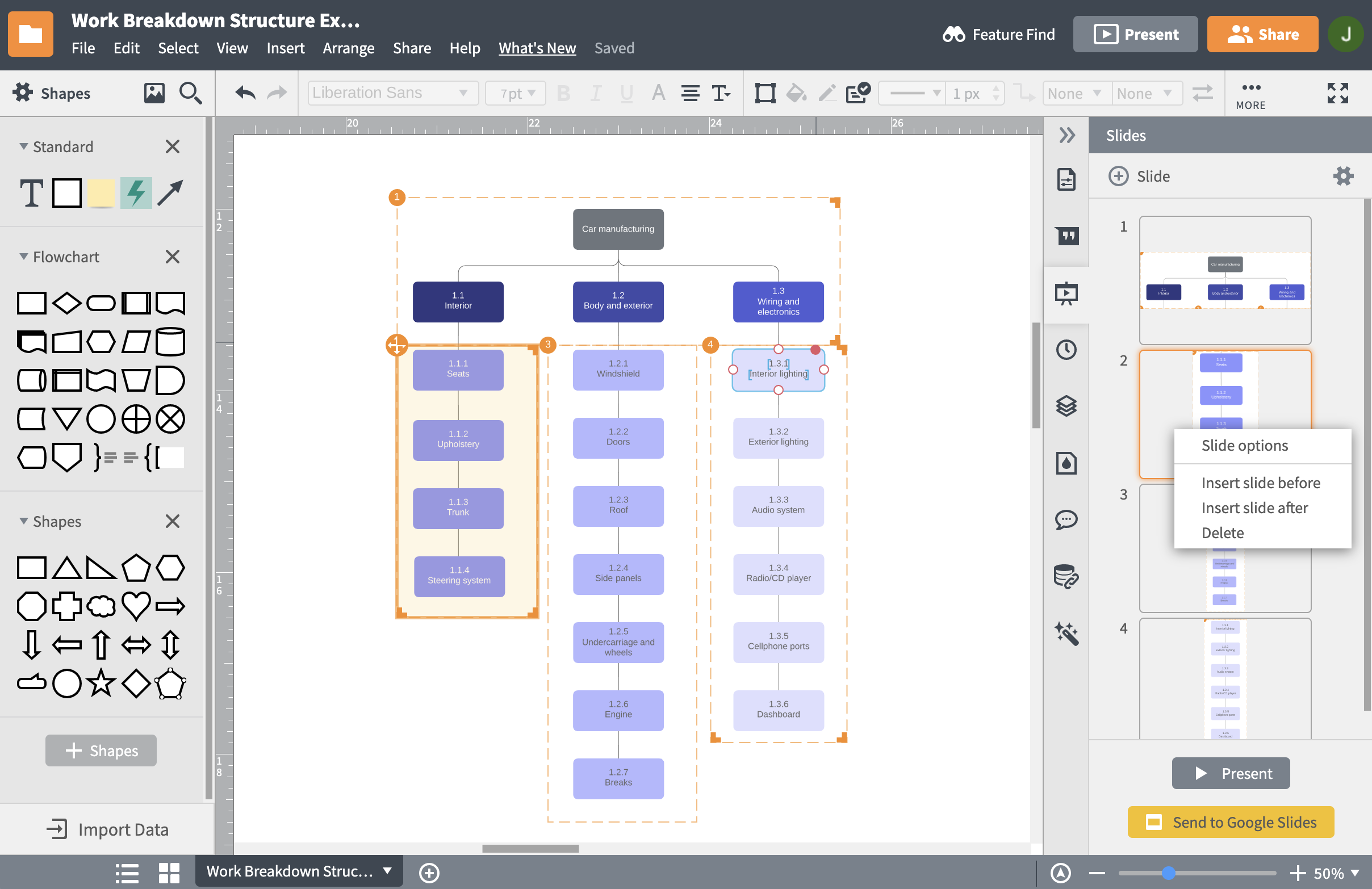 Microsoft Visio vs draw.io vs Whimsical vs Lucidchart Comparison