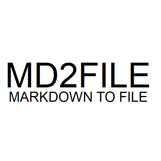 MD2FILE logo