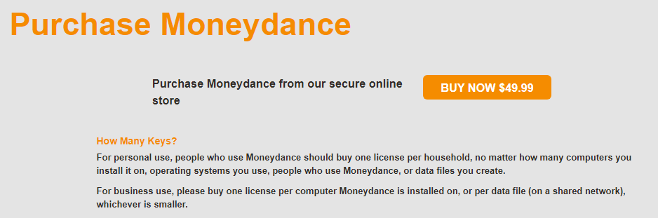 moneydance connect to bank