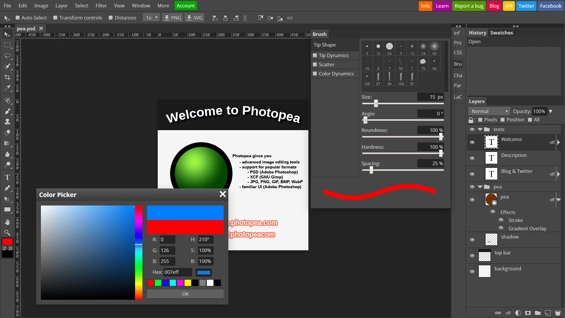 Photopea - Animations