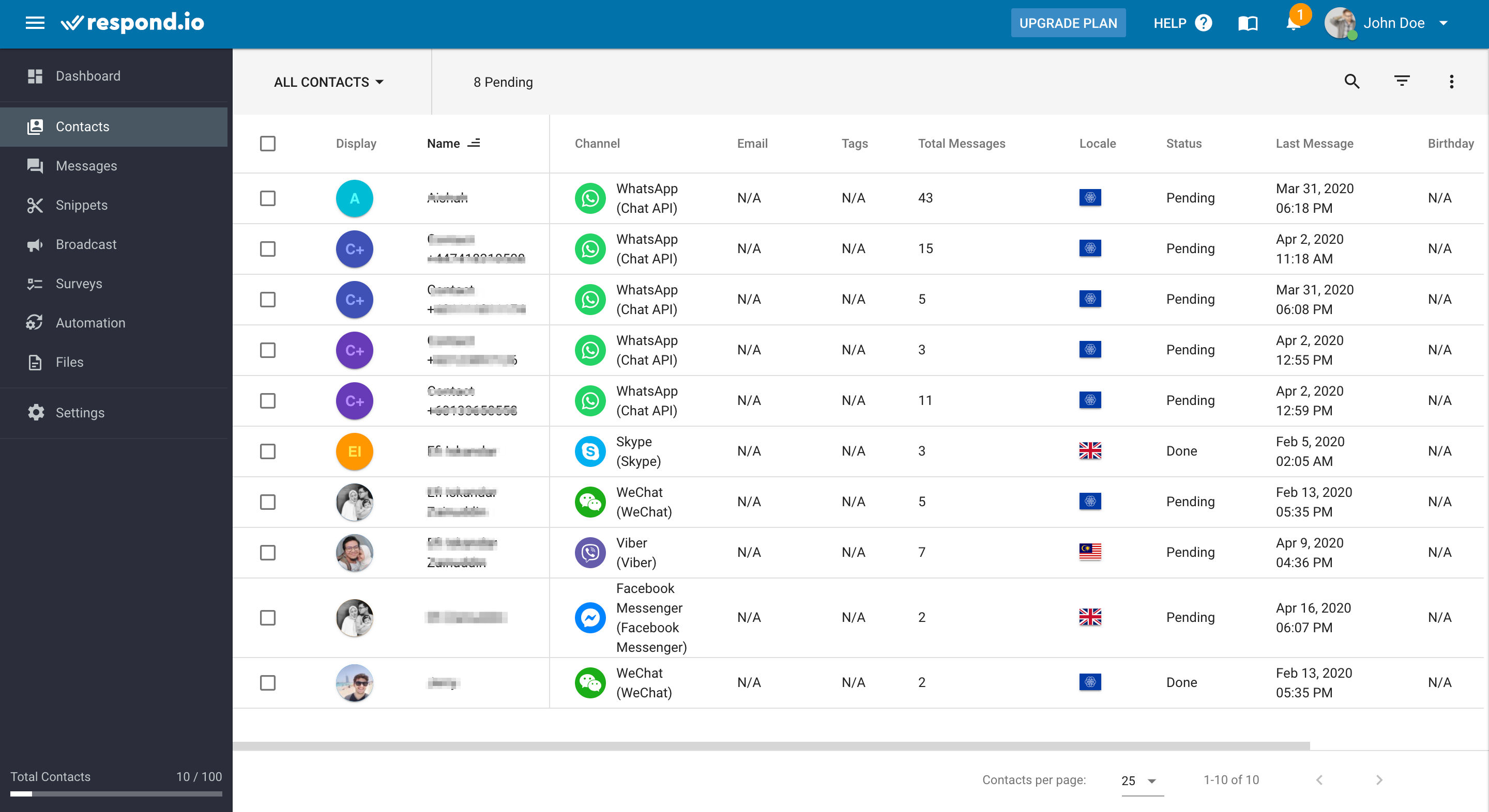 Respond.io Pricing, Reviews and Features (April 2021) - SaaSworthy.com