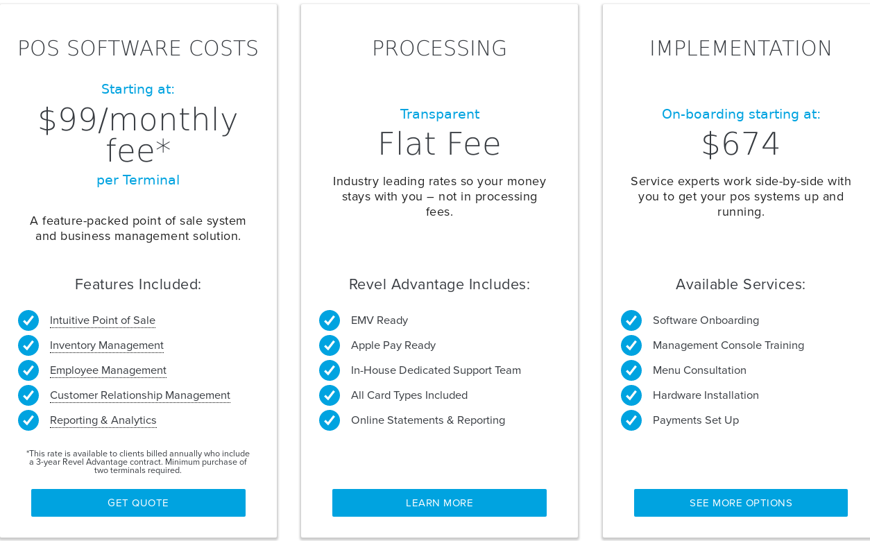 Revel Systems Pricing: Cost and Pricing plans