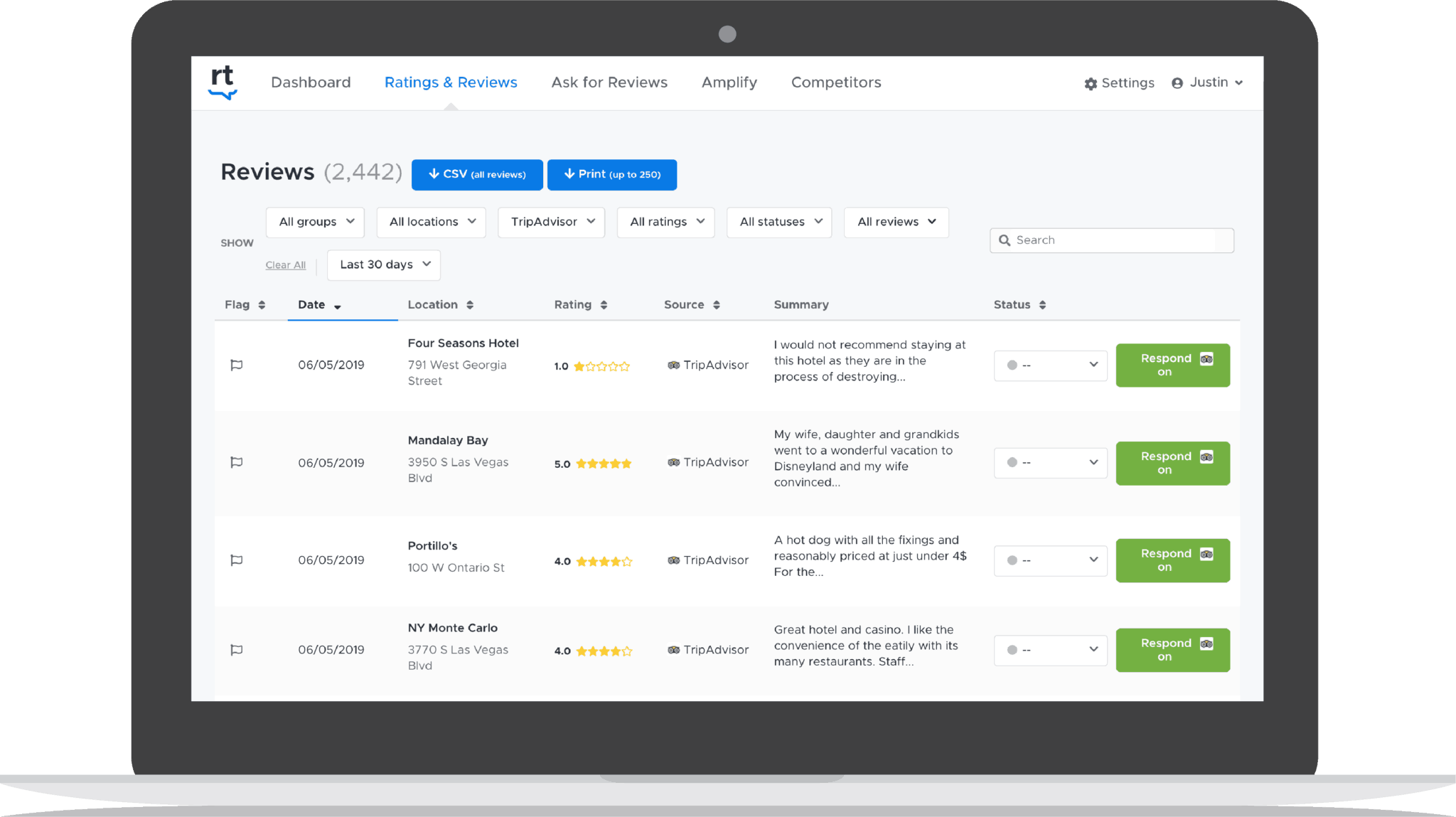 Showcase Your Reviews with Amplify by ReviewTrackers - ReviewTrackers