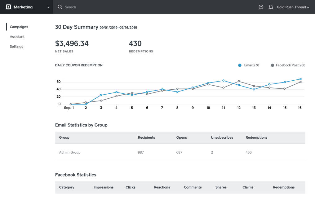 Square Marketing Pricing, Reviews and Features (February 2021