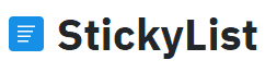 StickyList logo