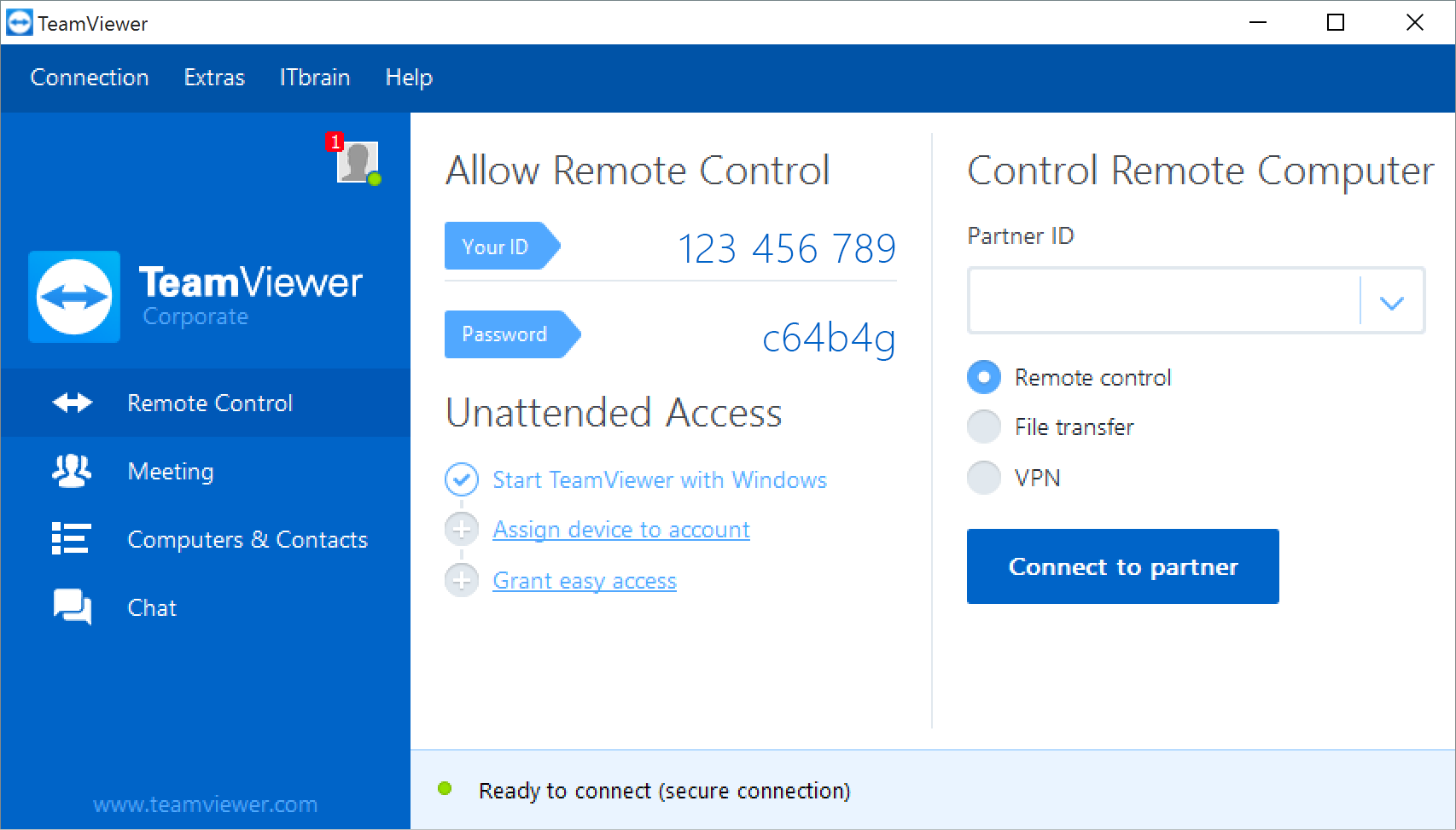 teamviewer online connect