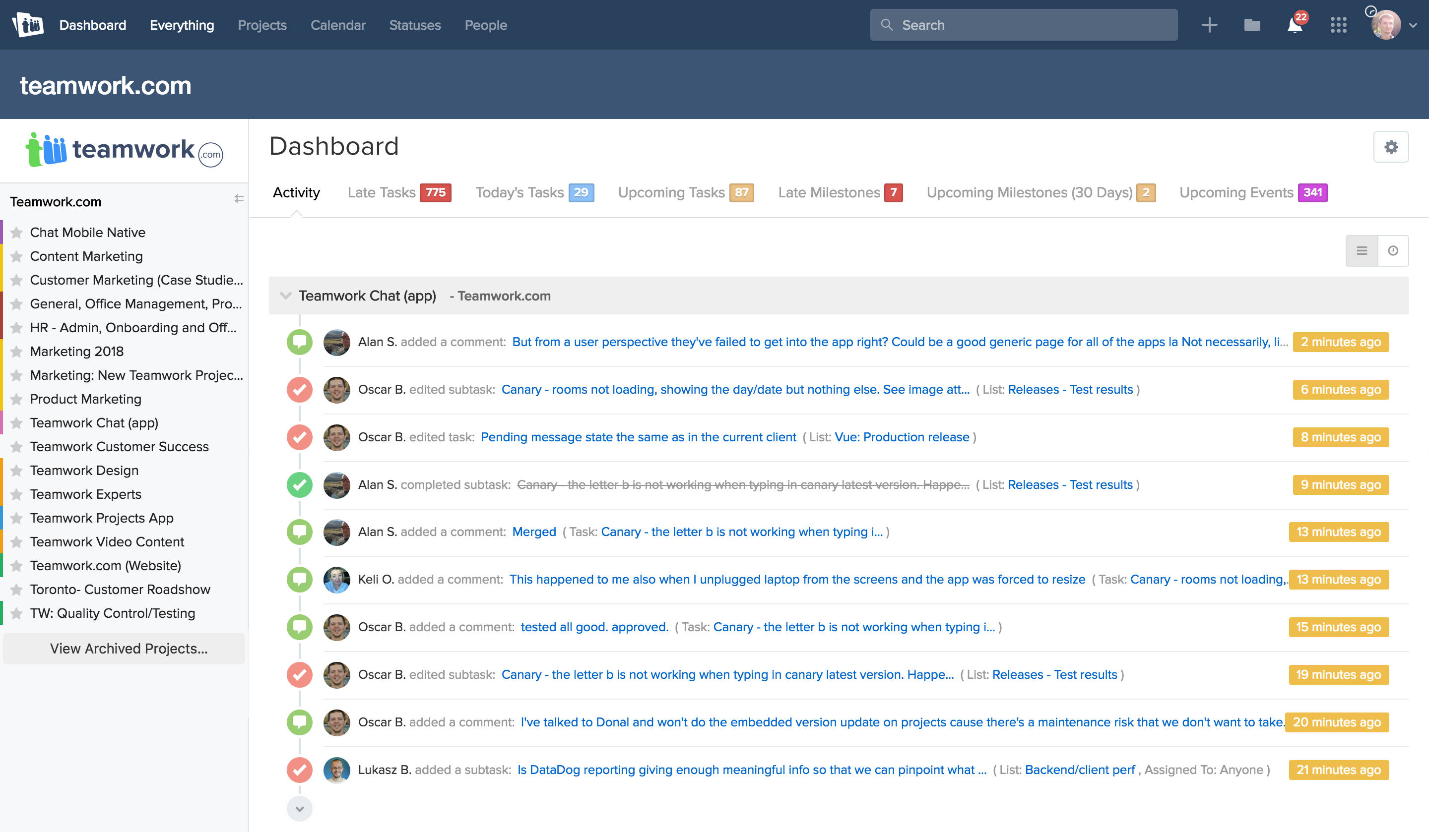 Teamwork features picture