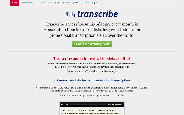 Transcribe