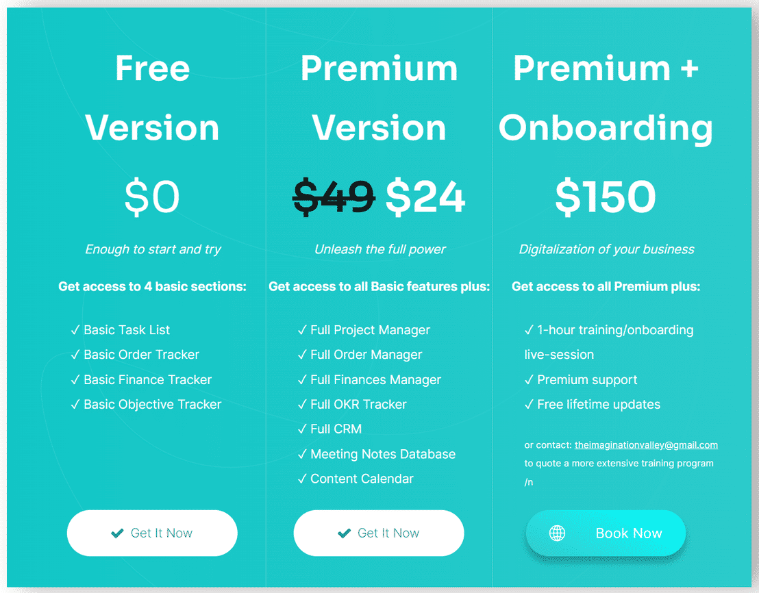 business-os-for-notion-pricing-cost-and-pricing-plans