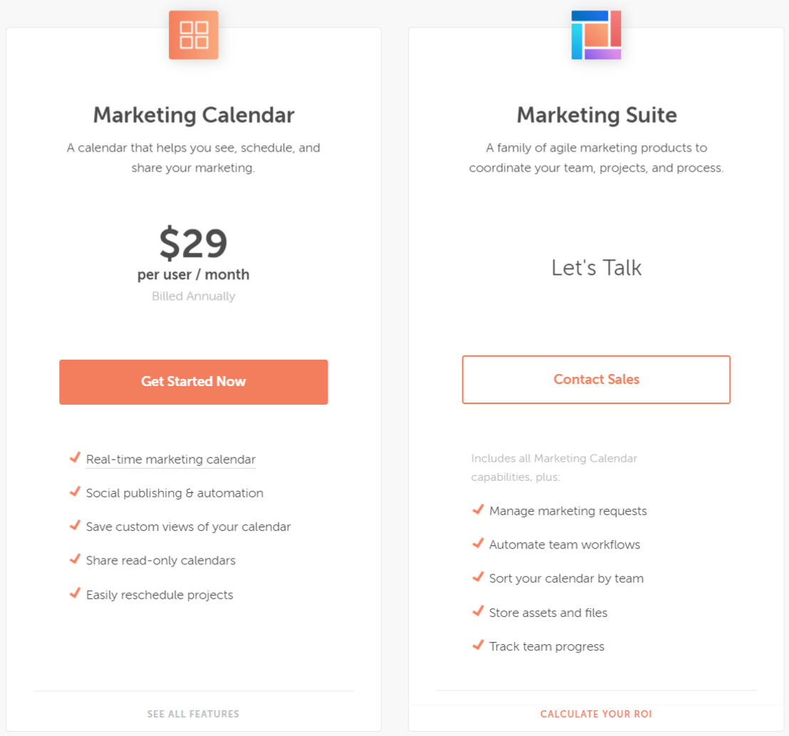 CoSchedule Pricing
