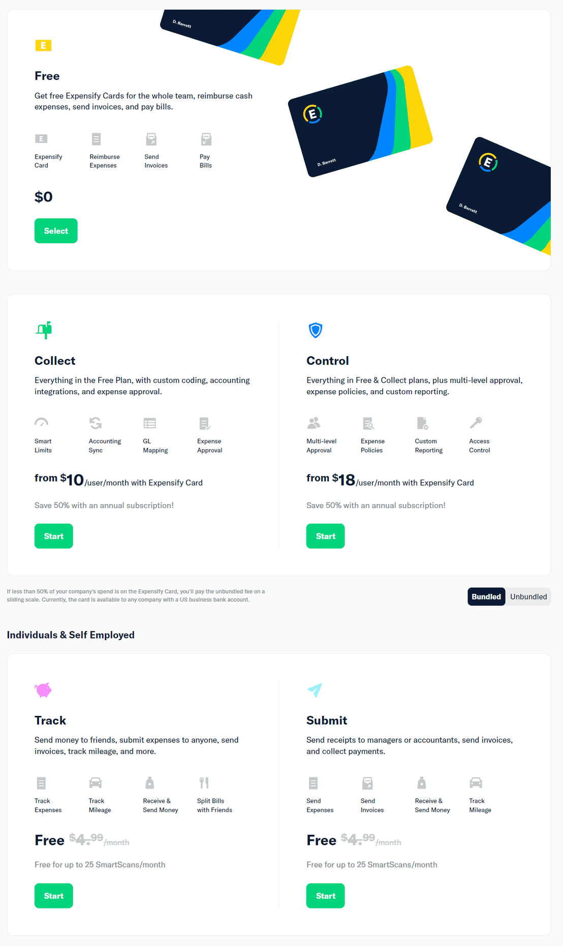 Expensify Pricing