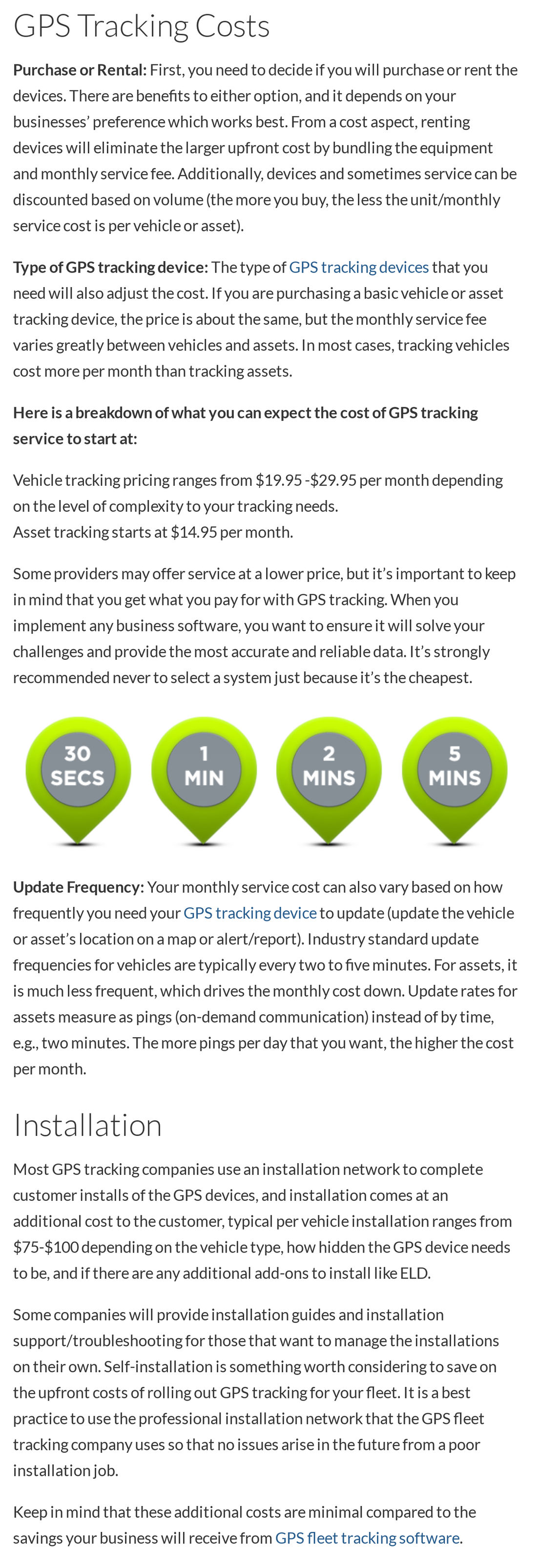 GPS Insight Pricing