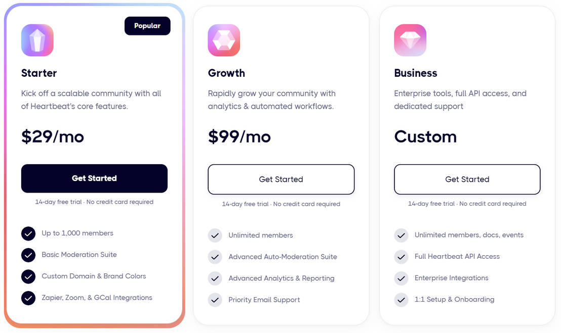 Heartbeat pricing 1