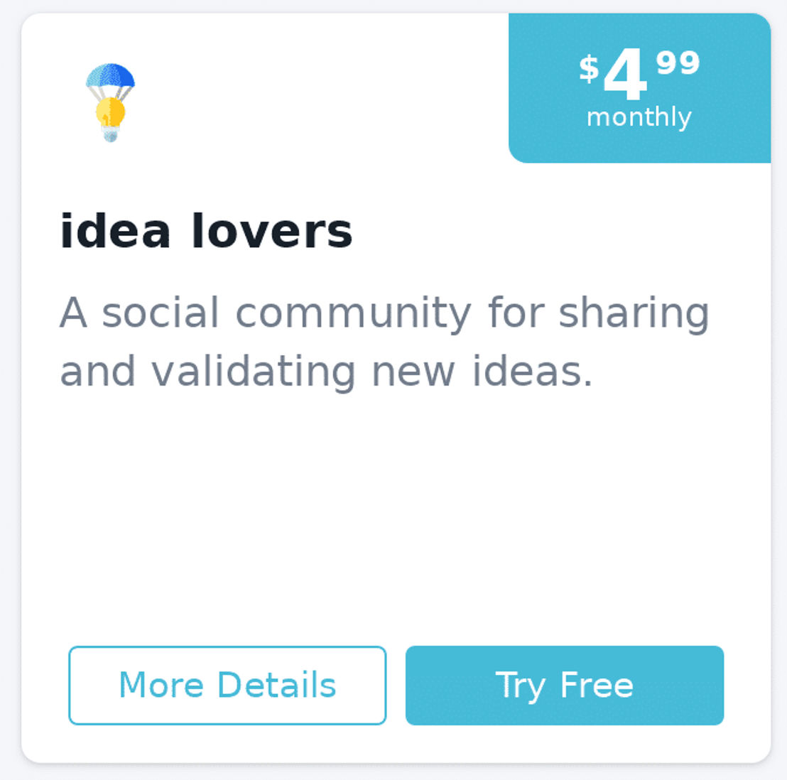 IdeasDrop Pricing