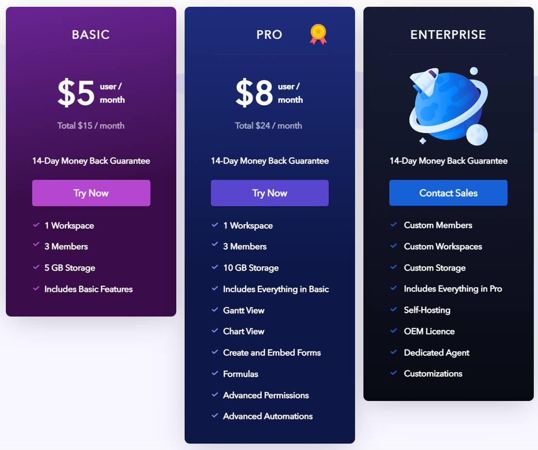Infinity pricing 2